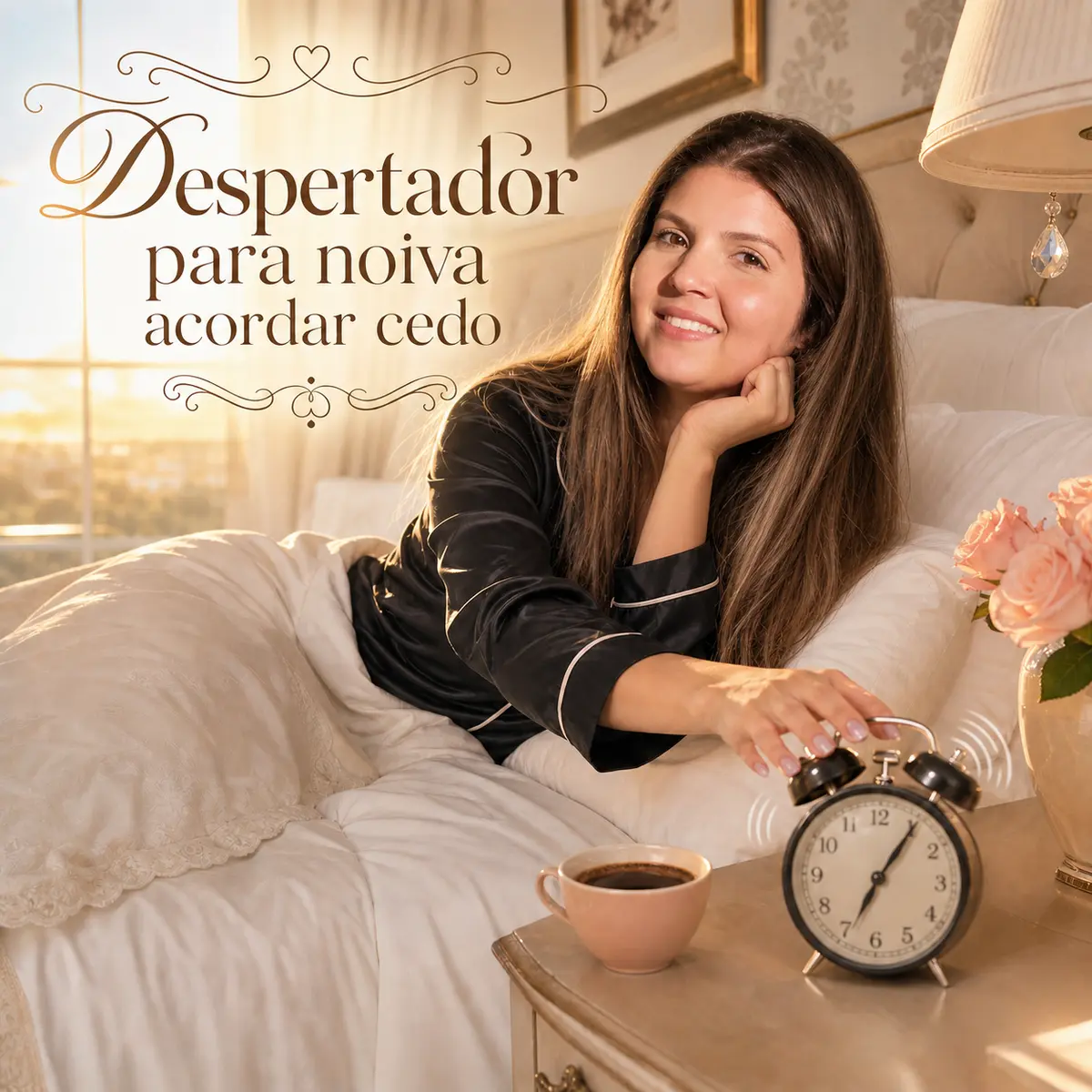 Despertador para noiva acordar cedo