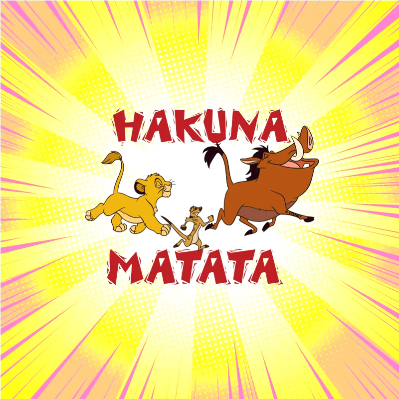 Taxa para o noivo gritar "Hakuna Matata" no meio da savana