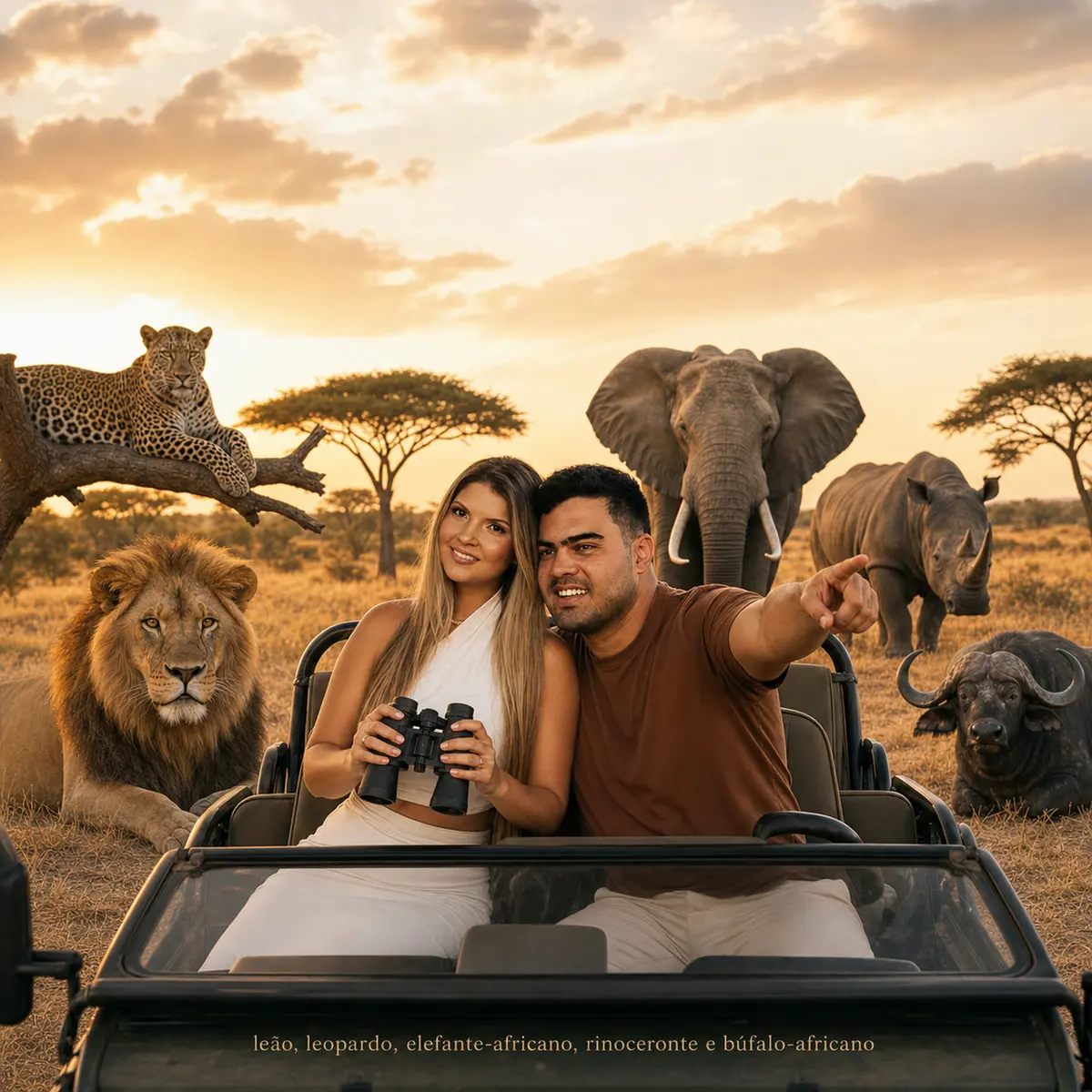 Cota para os noivos acharem os Big Five