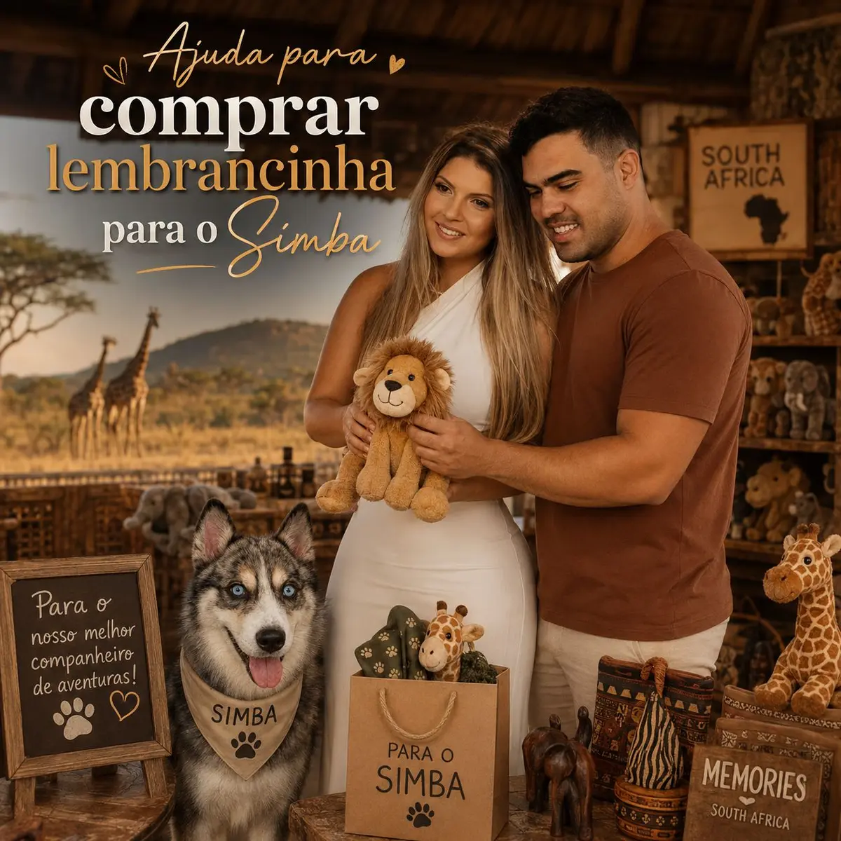 Taxa para comprar presente para o Simba