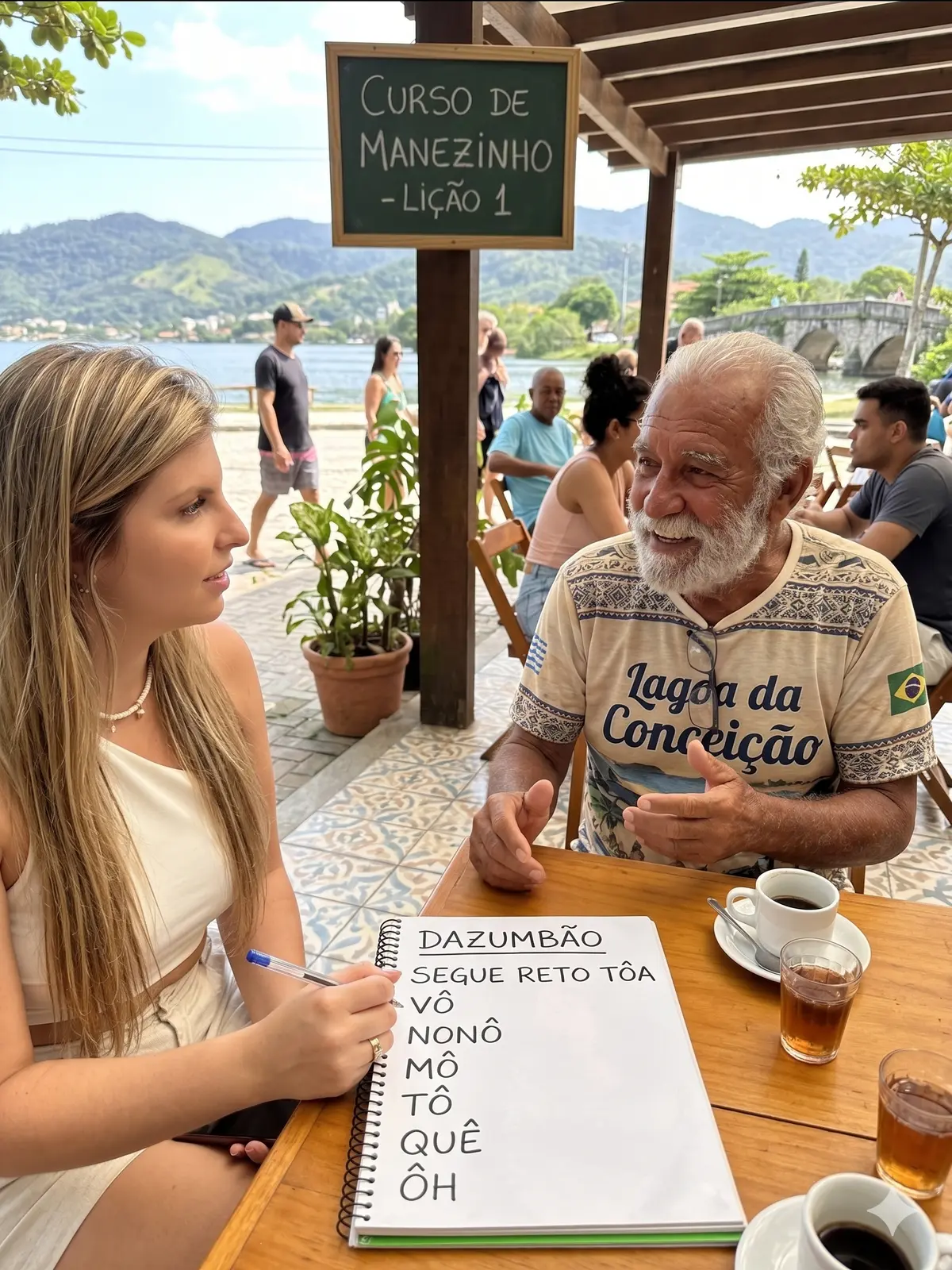 Curso de sotaque manezinho para a noiva