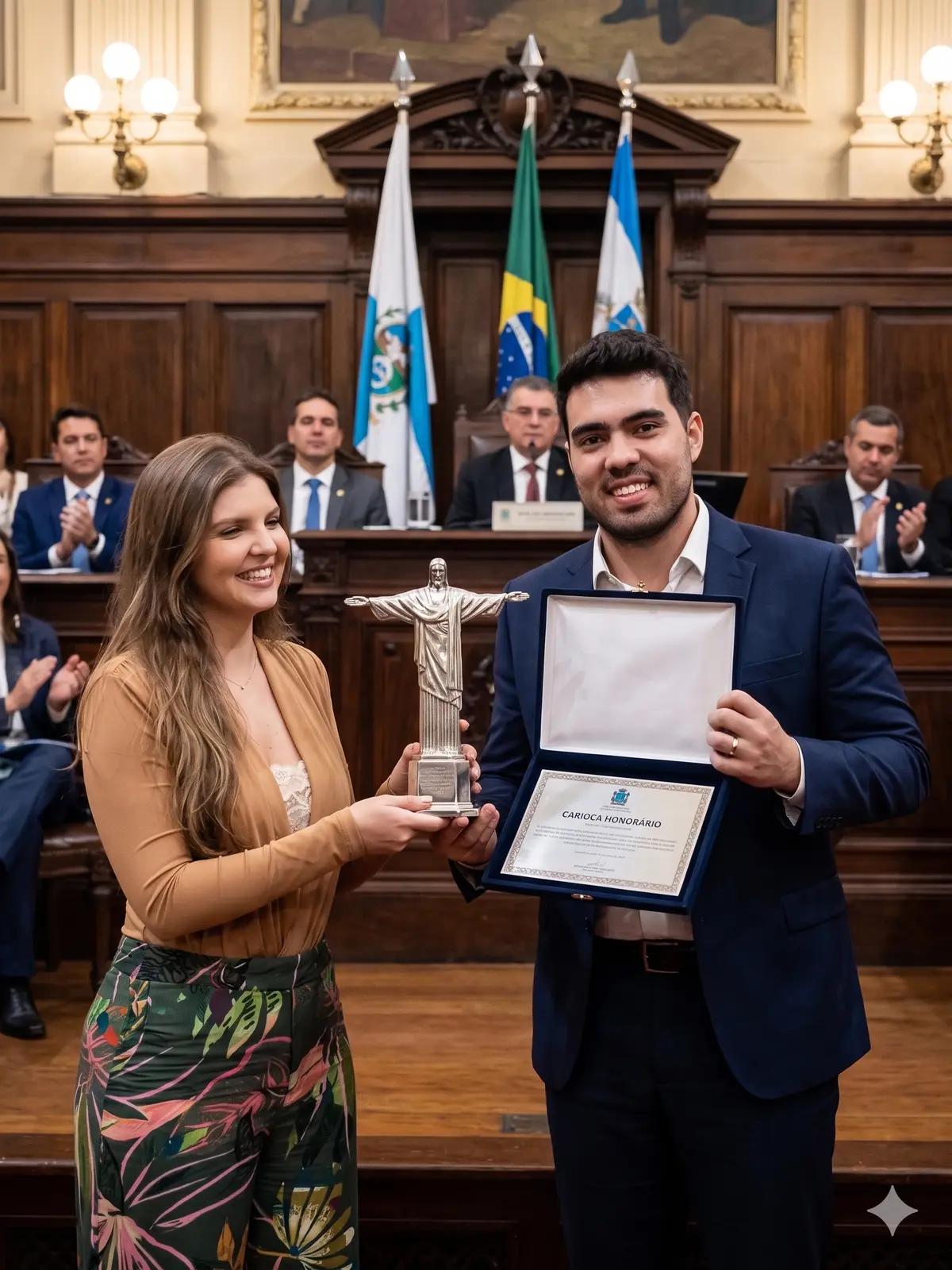 Taxa para o noivo virar carioca honorário